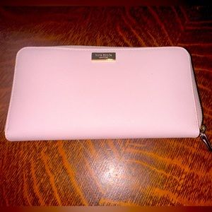 Kate Spade Pink Large Continental Staci Wallet New